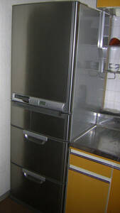 中古　三菱ノンフロン冷凍冷蔵庫　MR-C40SNE-T形　401L