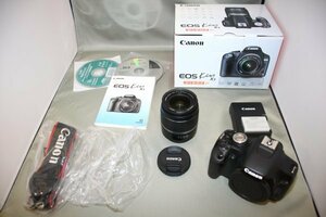 ●○Canon EOS Kiss X3　～デジタル一眼レフカメラ～ 付属品多数・箱付　レンズキット　純正　EF-S　18-55mm○●