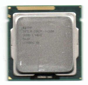 Intel ☆ Core i7-2600　SR00B ★ 3.40GHz (3.80GHz)／8MB／5GT/s　4コア ★ ソケットFCLGA1155 ☆