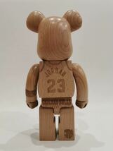 BE@RBRICK カリモク Jordan 400％ wood_画像6