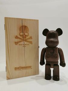 BE@RBRICK 400％ カリモク mastermind JAPAN ウォールナット 杢