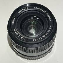 ミノルタ　MINOLTA MC W.ROKKOR-SI 24mm f2.8 ジャンク品_画像1