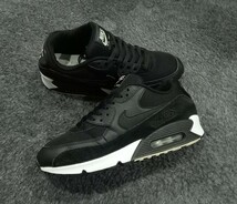 5L25【特価/Used/入手困難】NIKE AIR MAX 90 ESSENTIAL BLACK/BLACK-WHITE/Jordan sb force atmos AIRMAX dunk acg supreme 1 2 4 95 97_画像9