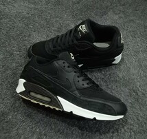 5L25【特価/Used/入手困難】NIKE AIR MAX 90 ESSENTIAL BLACK/BLACK-WHITE/Jordan sb force atmos AIRMAX dunk acg supreme 1 2 4 95 97_画像10