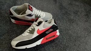 H22【特価/Used/完売モデル】NIKE AIR MAX 90 ESSENTIAL WHITE RED BLACK/Jordan sb force atmos AIRMAX dunk acg supreme 1 2 4 95 97 90 