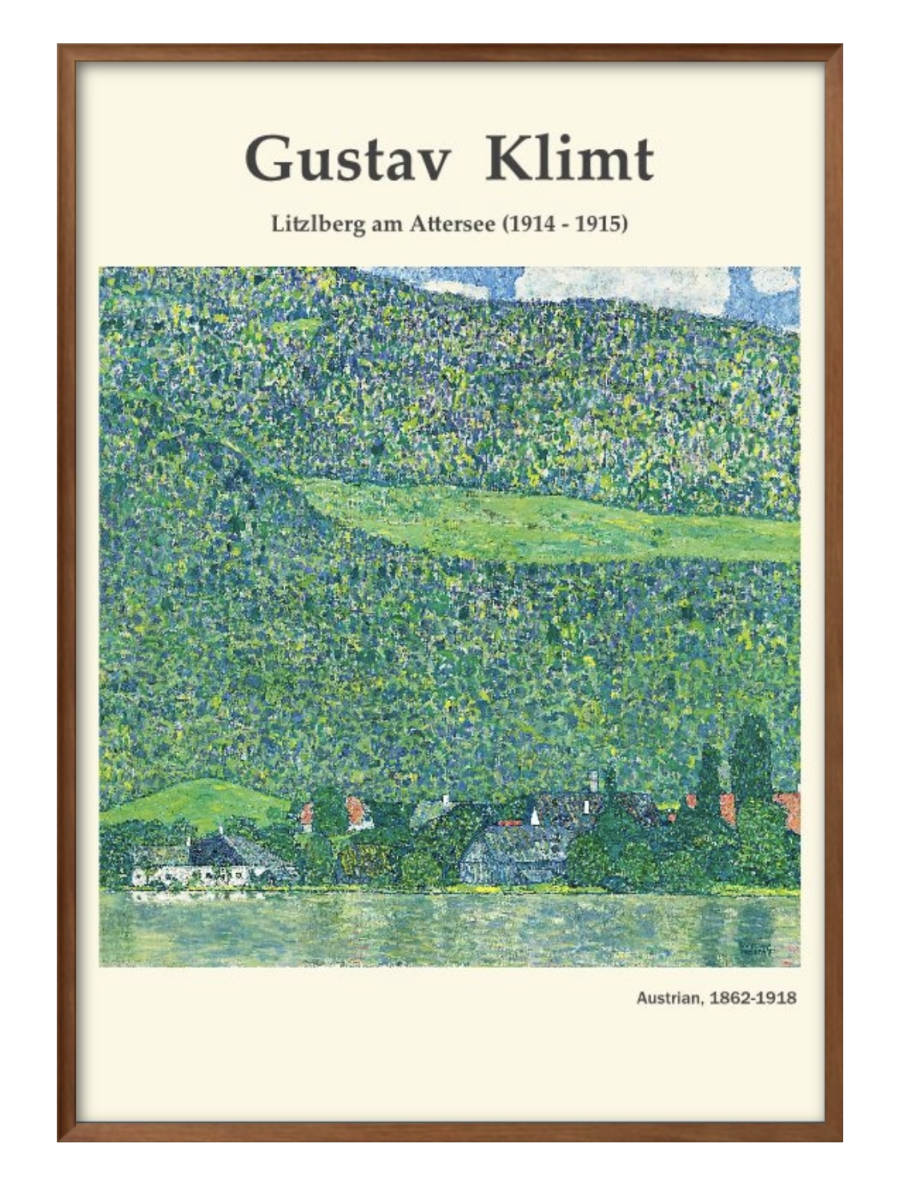 1-3017■Kostenloser Versand!!Kunstplakat, Gemälde im A3-Format, Gustav Klimt-Illustrationsdesign, skandinavisches mattes Papier, Residenz, Innere, Andere