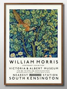 Art hand Auction 11256 ■ 免运费！！A3 海报 William Morris 北欧/韩国/绘画/插画/哑光, 住房, 内部的, 其他的