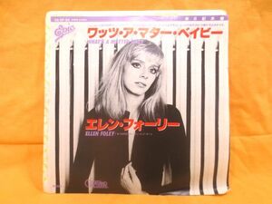 ♪来日記念盤 ロックンロール♪エレンフォーリー ワッツ ア マターベイビー EP シングルレコード 見本盤♪ELLEN FOLEY