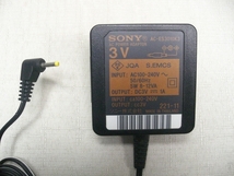SONY TCS-60 ステレオカセットテープレコーダー 動作品 ＡＣアダプター SONY AC-ES3010K3付き 中古品_画像9
