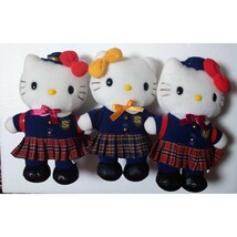 非売品 EIKOH クレーンゲーム UFOキャッチャー 景品 ハローキティ Hello Kitty ミミィ Mimmy ランドセル 小学生 制服 ぬいぐるみ 2000年_画像1