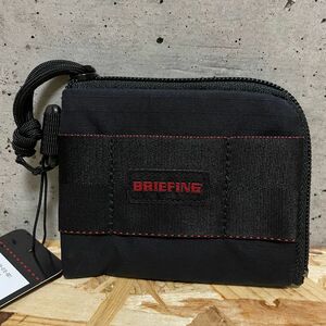 ブラック【新品】 BRIEFING コインパース　コインケース 小銭入れ ブリーフィング L字ファスナー 財布