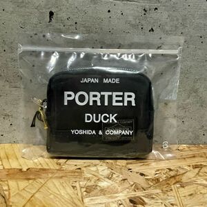 ブラック【新品】PORTER DUCK 吉田カバン ポーター ダック 財布 小銭入れ コインケース