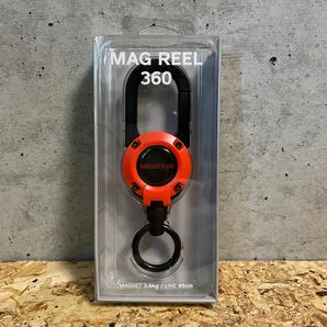 オレンジ【新品】ブリーフィング ルートコー MAG REEL 360 BRIEFING マグリール キーホルダー カラビナ