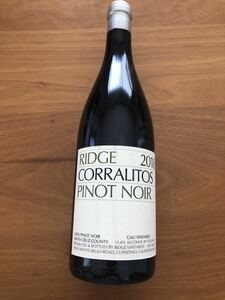 RIDGEリッジ ワイン　2018 CORRALITOS PINOT NOIR