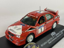 三菱 ランサー エヴォリューション Mitsubishi Lancer Evo. VI Winner International Swedish Rally 1999 1/43 - スキッド SKID_画像2