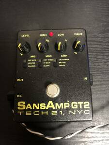 tech21 sansamp gt2 ギタープリアンプ