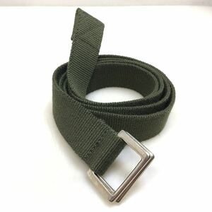 37-46 SILAS Silas canvas belt silver car ki green 