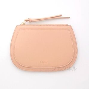 クロエ Chloe 香水ノベルティ ピンクの楕円ポーチ コインケース 小銭入れ 財布 小物入れ パスケース レザー