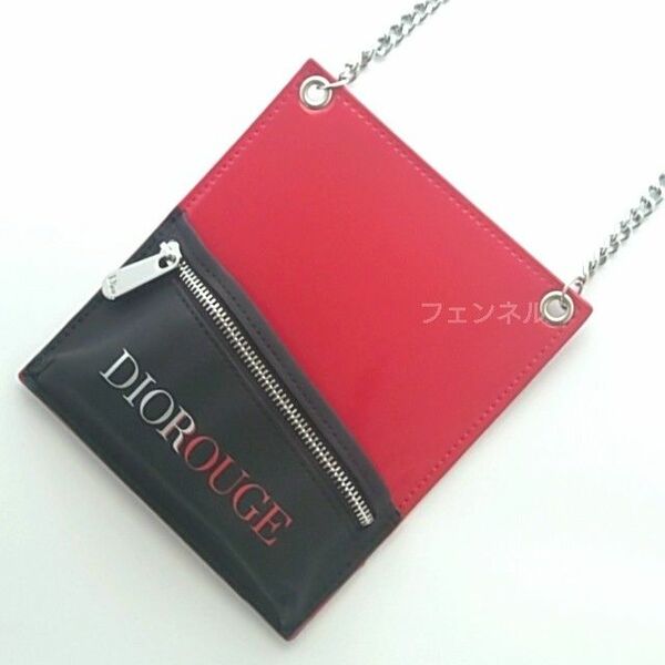 DIOR ROUGE ADDICT ディオール ルージュ 正規ノベルティ ブラシケース リップケース インテリア ショルダーケース