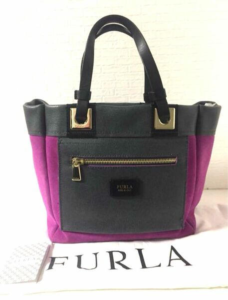 最終値下げ☆FURLA フルラ☆リバーシブル ハンドバッグ トートバッグ