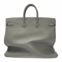 HERMES エルメス トゴ オータクロア50 シルバー金具 ハンドバッグ エタン Ｙ刻印 240113 ハンドバッグ_画像5