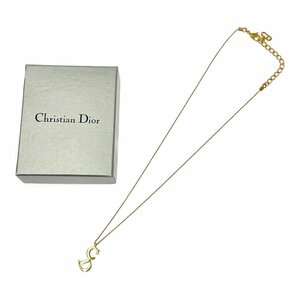 【箱付き】 Christian Dior クリスチャンディオール GP CDロゴ ネックレス レディース ゴールド 233280 ネックレス