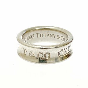 【1円スタート】TIFFANY & Co. ティファニー シルバー 1837 ナロー 7.4g 925刻印 指輪 リング 239060