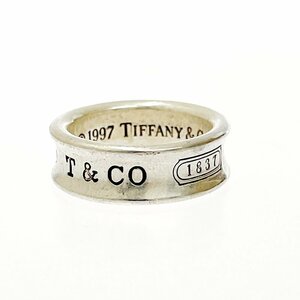 【1円スタート】TIFFANY & Co. ティファニー シルバー 1837 ナロー 7.4g 925刻印 指輪 リング 239200