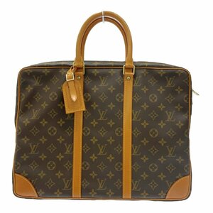 【ジャンク】 LOUIS VUITTON ルイ・ヴィトン M53361 モノグラム PVC ポルトドキュマン ヴォワヤージュ ブラウン 233841 ビジネスバッグ