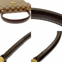 【ジャンク】 LOUIS VUITTON ルイ・ヴィトン N51379 ダミエ PVC マルゼルブ ハンドバッグ ブラウン 232001 ハンドバッグ_画像7