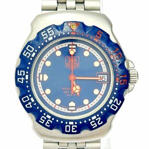 【1円スタート】TAG HEUER タグホイヤー 370.513 フォーミュラ1 SS ブルー文字盤 クオーツ ボーイズ腕時計 246931