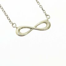 【1円スタート】【保存袋付き】TIFFANY & Co. ティファニー シルバー バイザヤード インフィニティ 925刻印 ネックレス 2点セット 244523_画像7