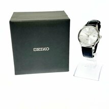 【1円スタート】【箱付き】SEIKO セイコー 4R35-01T0 PRESAGE プレサージュ 裏スケ SS×革ベルト 自動巻き メンズ腕時計 247151_画像10