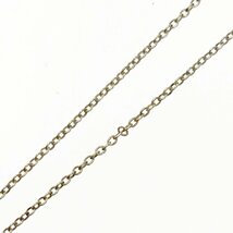 【1円スタート】【箱付き】TIFFANY&Co. ティファニー シルバー オープンハート 石付き 3.4g 925刻印 ネックレス 230121_画像6