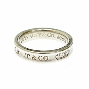 【1円スタート】TIFFANY & Co. ティファニー シルバー 1837 ナロー 3.9g 925刻印 指輪 リング 242365