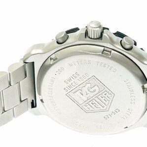 【1円スタート】【箱付き】TAG HEUER タグホイヤー 571.513 フォーミュラ1 SS ブラック文字盤 クオーツ メンズ腕時計 ジャンク 246684の画像6