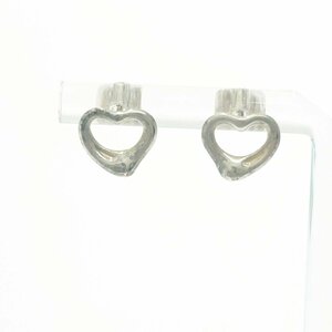 【1円スタート】【箱付き】TIFFANY&Co. ティファニー シルバー オープンハート 総重量1.9g 925刻印 ピアス 246060