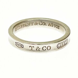 【1円スタート】TIFFANY & Co. ティファニー シルバー 1837 ナロー 4.3g 925刻印 指輪 リング 246163