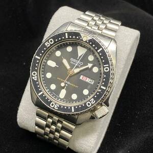 1円～ 6T50330124 SEIKO セイコー ダイバー デイデイト 7548-7000 クォーツ SS メンズ 腕時計 コレクション 社外ベルト 動作未確認 現状品