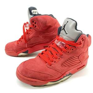 1円～ 8T31790124 NIKE ナイキ スニーカー AIR JORDAN 5 Retro スニーカー 136027-602 レトロ スエード 26.5cm 現状品 コレクション 