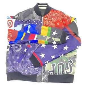 1円～ 8T60080124 SOPHNET ソフネット メンズ REVERSIBLE SOUVENIR JACKET リバーシブル スーベニアSOPH-160020 ジャケット M 美品 古着