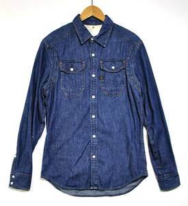  prompt decision [G-STAR RAW]ji- Star low Denim shirt XS old clothes 