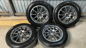 GERMAN TOURING CAR CHANPIONSHIP 15インチ 6.5j+43 pcd114.3 5h+BRIDGESTONE REGNO GRVⅡ 195/65R15 夏タイヤ 4本セット