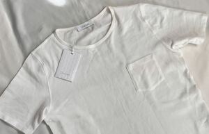 Cruciani クルチアーニ Tシャツ 半袖 コットン 綿 ホワイト系 サイズ 48 M～L クルーネック ポケットTシャツ イタリア製