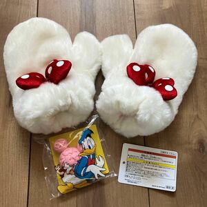 ミニーちゃん手袋　キッズ新品(色移りあり) 未使用