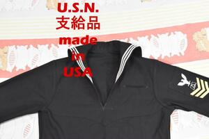 米軍 実物 セーラーシャツ 13789ｃ USA製 支給品 00 80 90