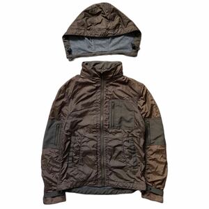 Rare 00s TETE HOMME gimmick nylon zip hoodie jacket Japanese label archive lgb kmrii ifsixwasnine 14thaddiction sharespirit Y2K