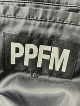 Rare 00s PPFM wool long coat PEYTON PLACE FOR MEN Japanese label archive collection lgb goa ifsixwasnine kmrii tornadomart Y2K_画像5