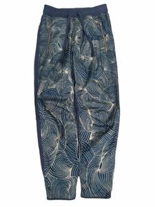 Rare 00s DRIES VAN NOTEN Japanese pattern sweat pants archive collection raf simons neil barrett made in Turkey