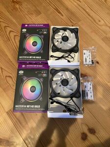 PCケース14cmファン　COOLER MASTER　MASTERFAN MF140 HALO　動作確認済み　中古品